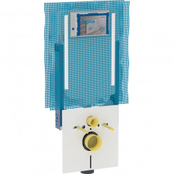 Geberit Kombifix - Montážní prvek pro závěsné WC, 109 cm, splachovací nádržka pod omítku Sigma 8 cm, pro odsávání zápachu 110.791.00.1