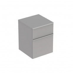 Geberit iCon - Postranní skříňka, 450x600x477 mm, platinová lesklá 840047000
